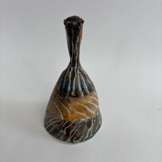 Bell: Old Oak Wise Woman. Hand made ceramic bell