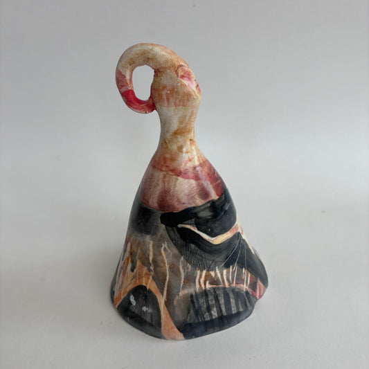 Bell: Longhorn. Hand made ceramic bell