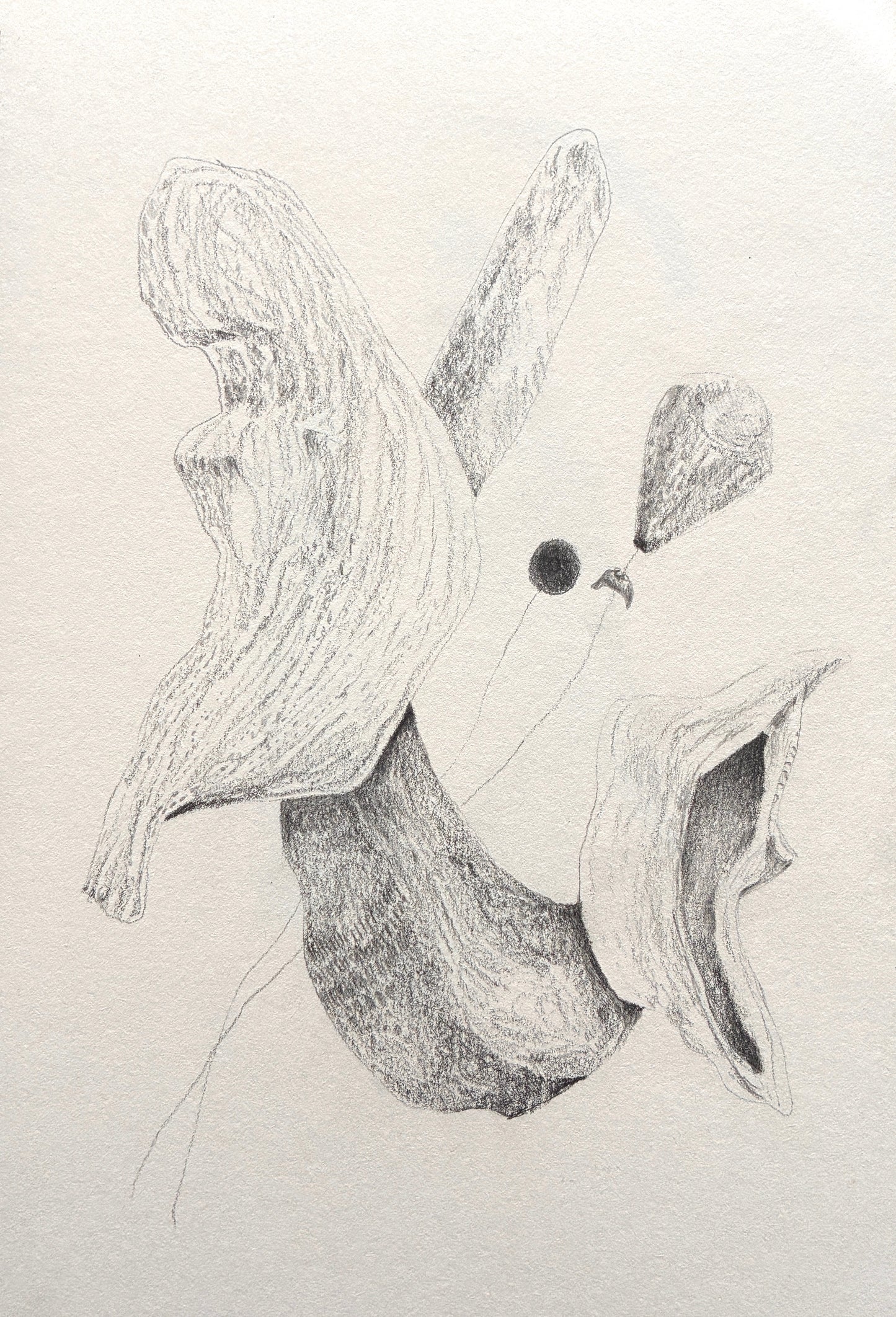Original pencil drawing: High Tide 1