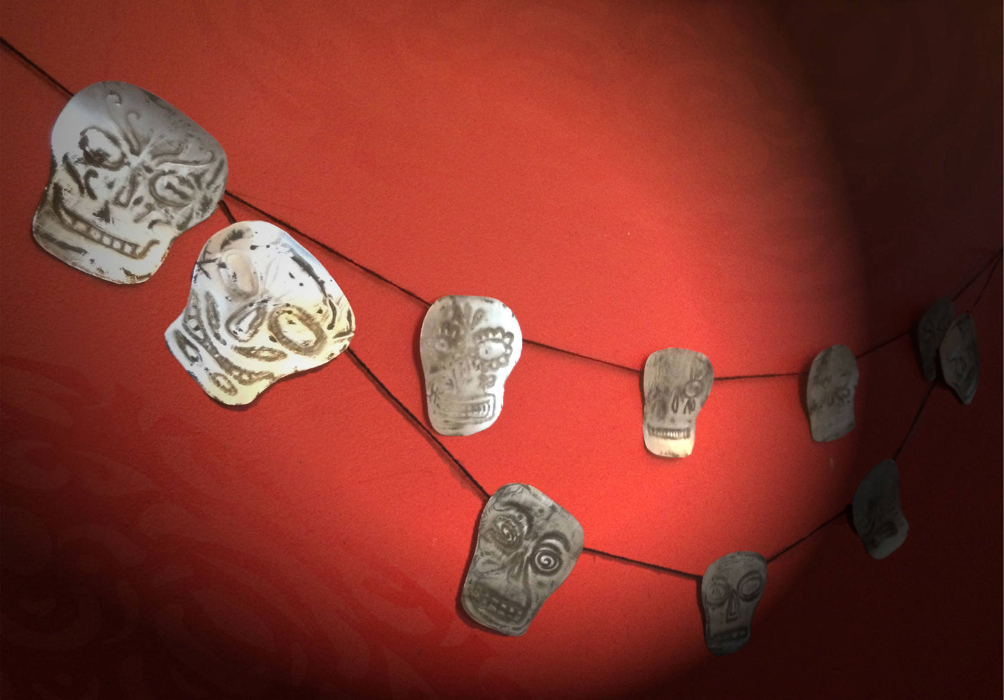 Day of the Dead Skull Bunting (- please read the full description!)