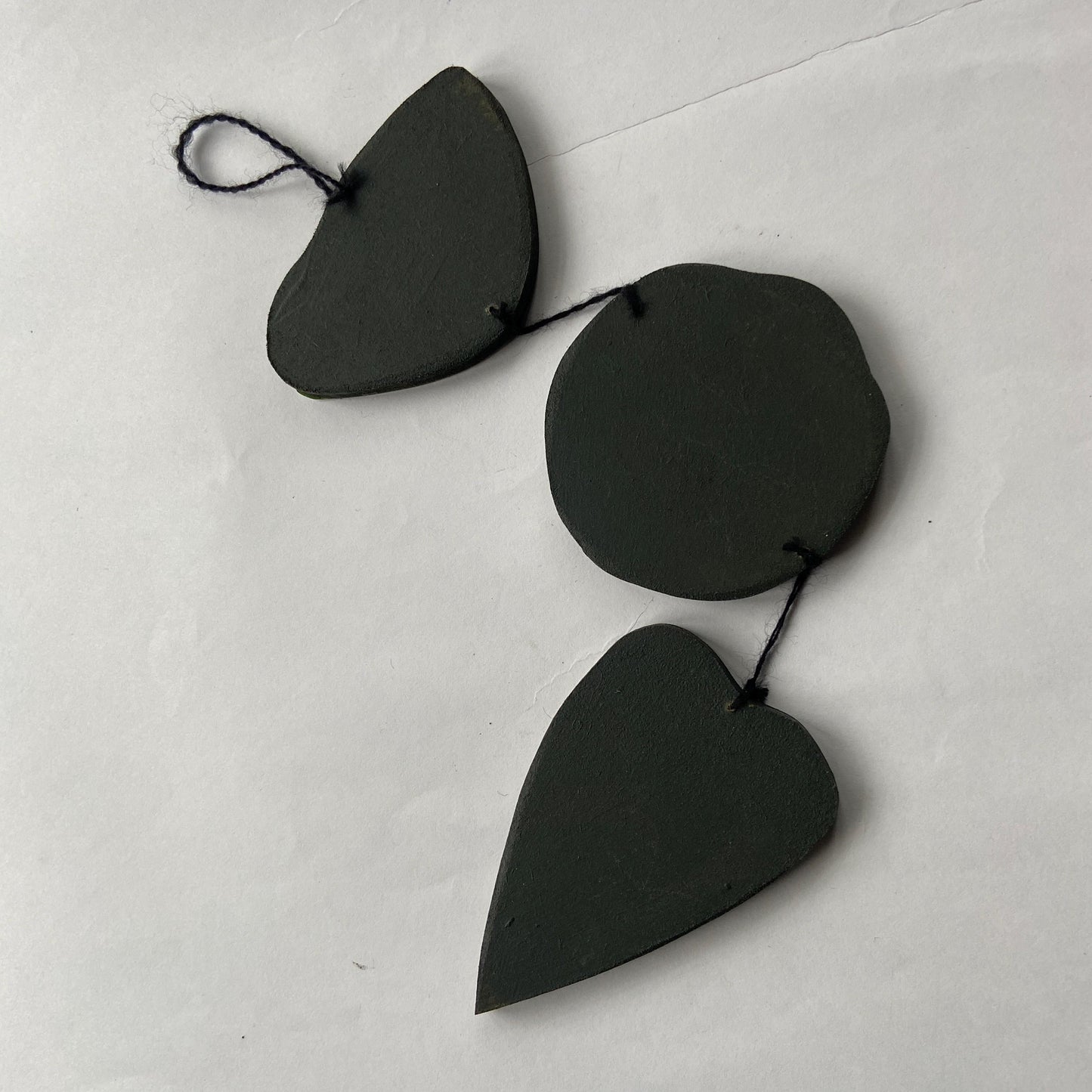 Hearts and flowers, recycled metal and wood wall hanging