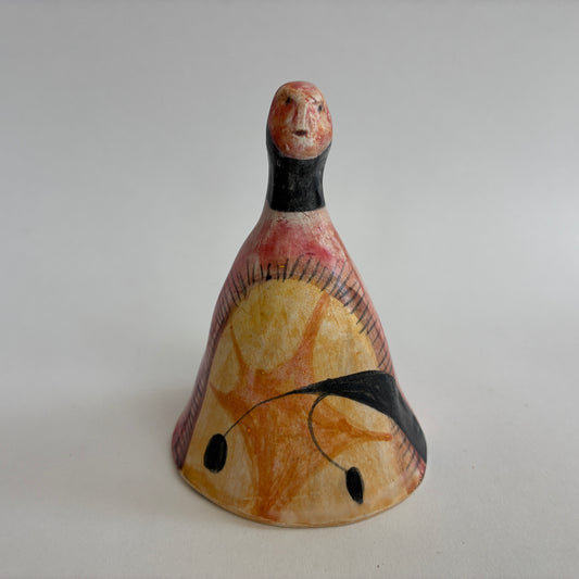Bell: Sun Flare. Hand made ceramic bell