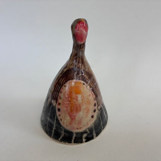 Bell: Furnace. Hand made ceramic bell