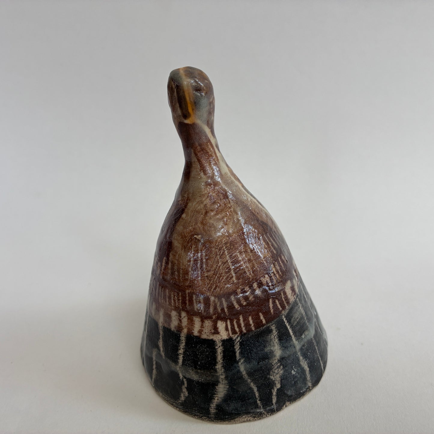Bell: Furnace. Hand made ceramic bell