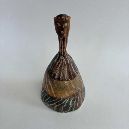 Bell: Old Oak Wise Woman. Hand made ceramic bell