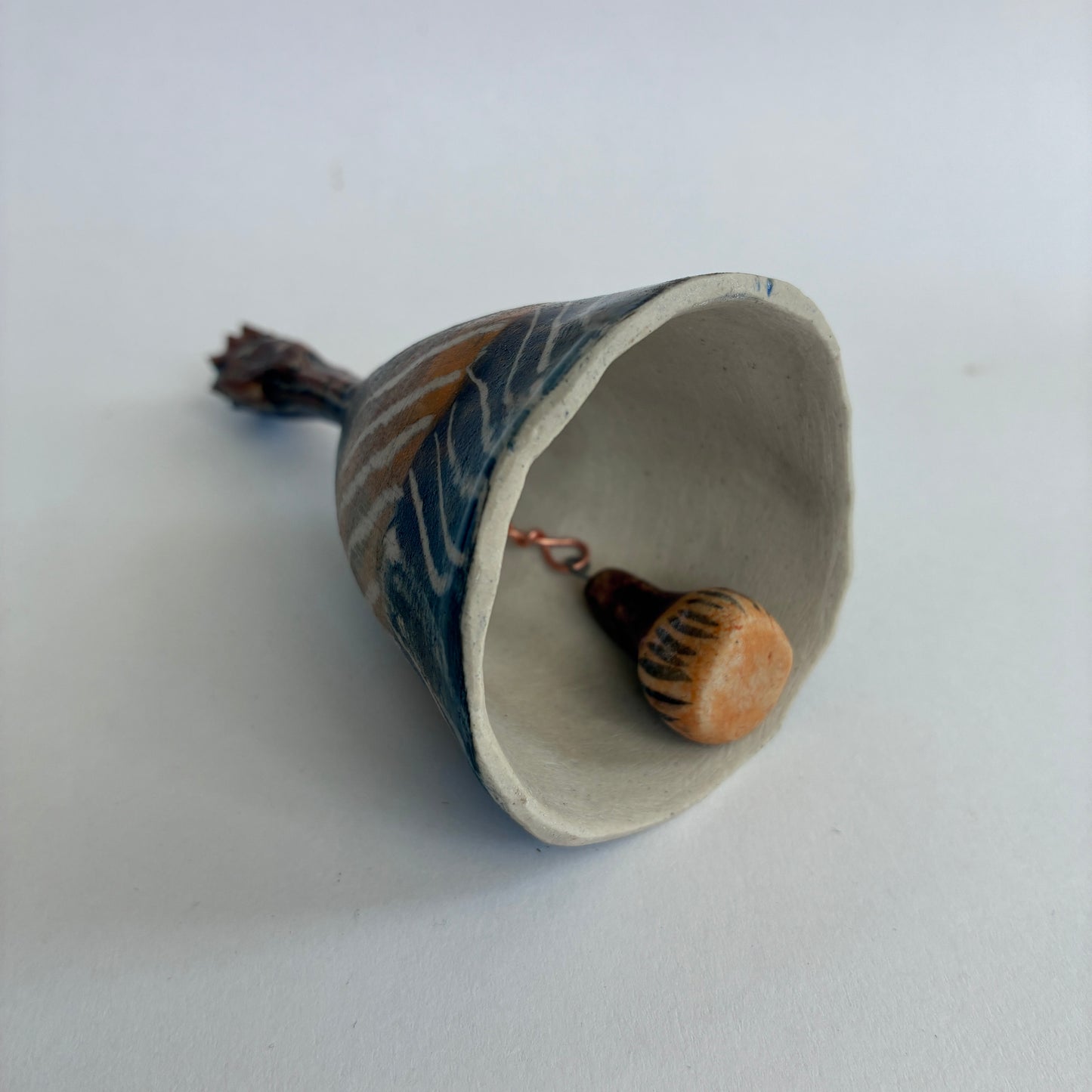 Bell: Old Oak Wise Woman. Hand made ceramic bell