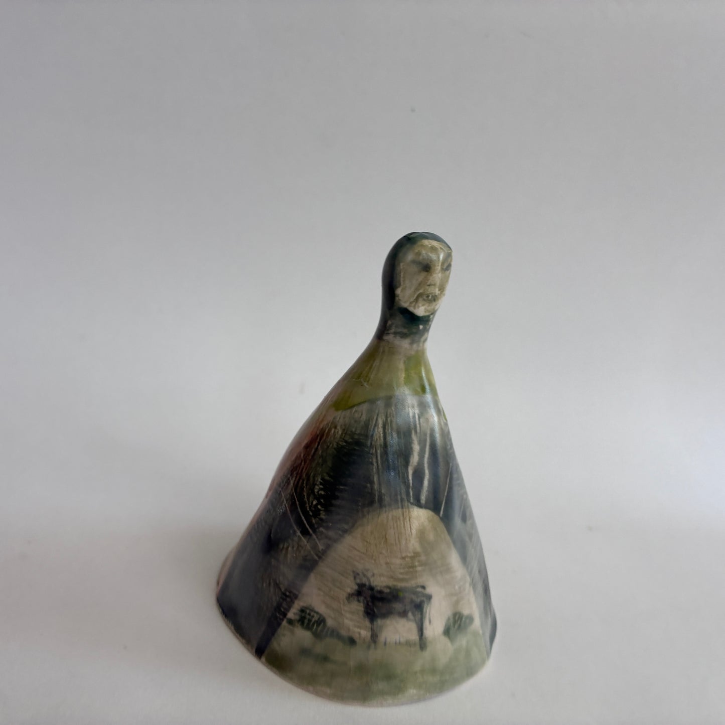 Bell: Field Witch. Hand made ceramic bell