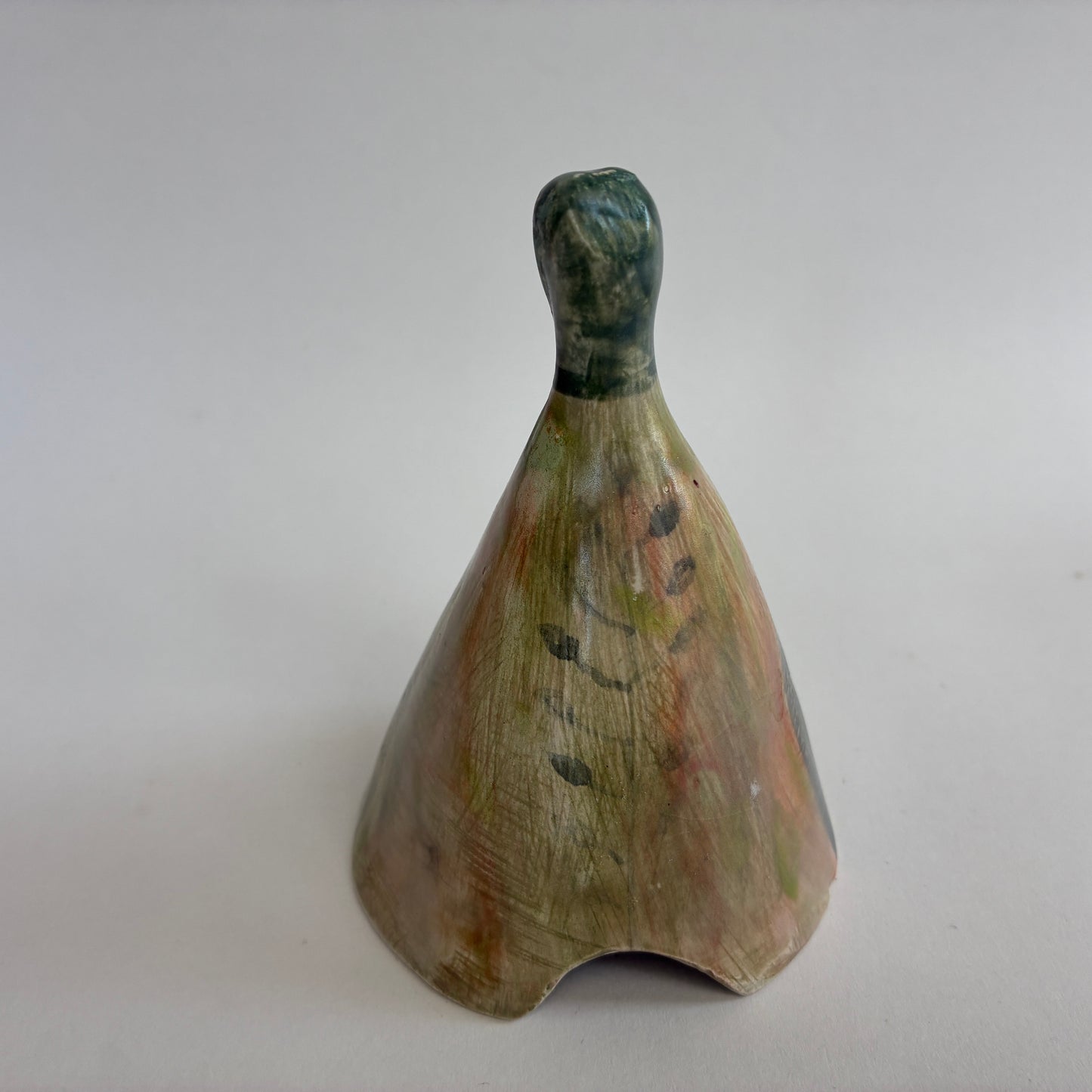 Bell: Field Witch. Hand made ceramic bell