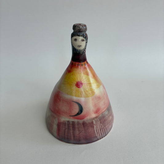 Bell: Moonset. Hand made ceramic bell