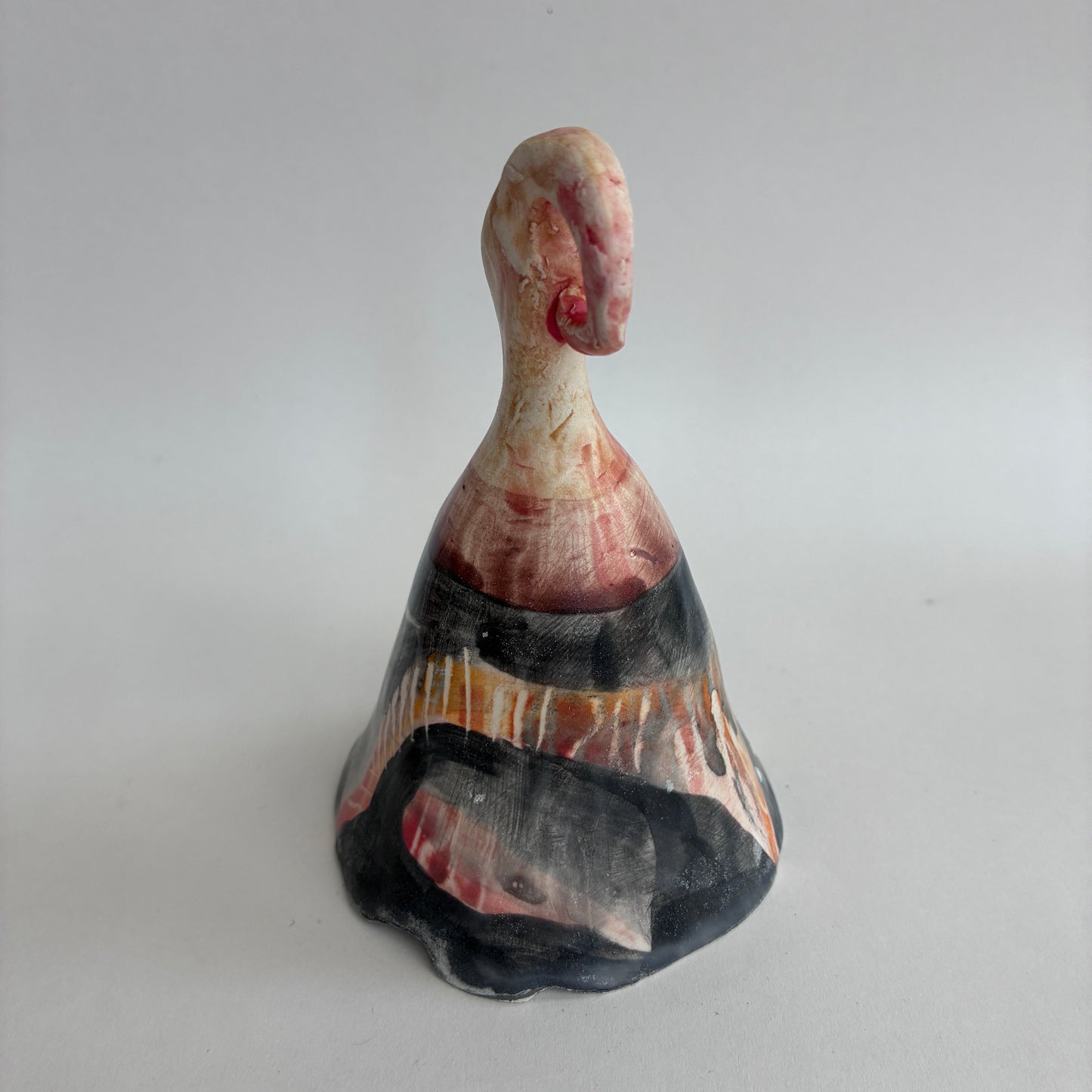 Bell: Longhorn. Hand made ceramic bell
