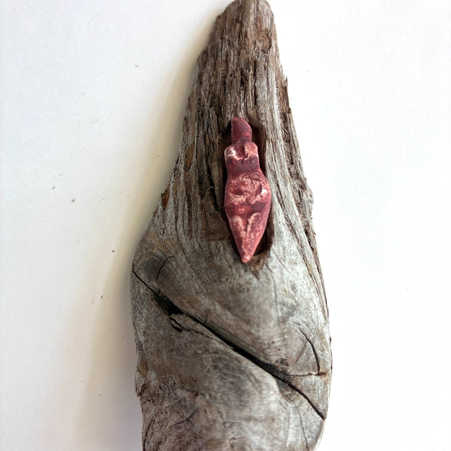 Goddess Votive 5 oxblood red
