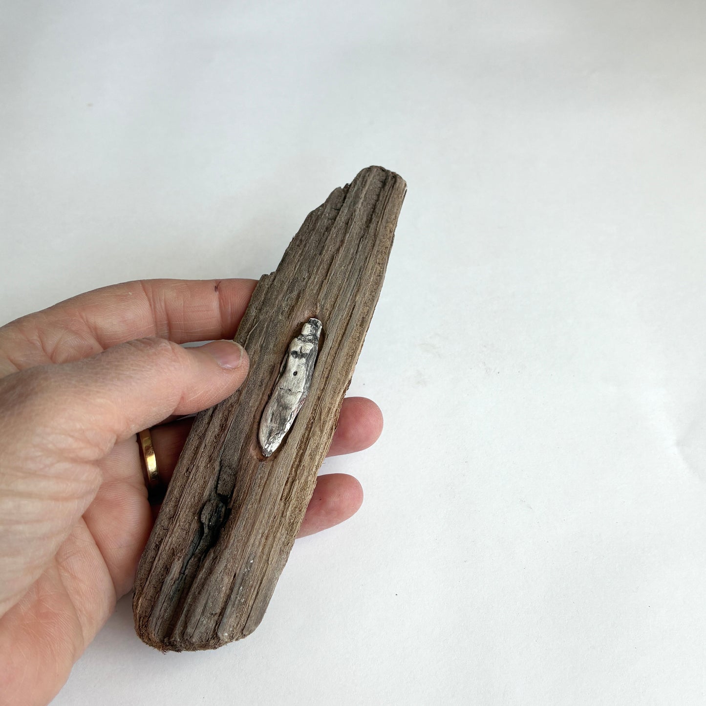 Goddess Votive 6 stone grey