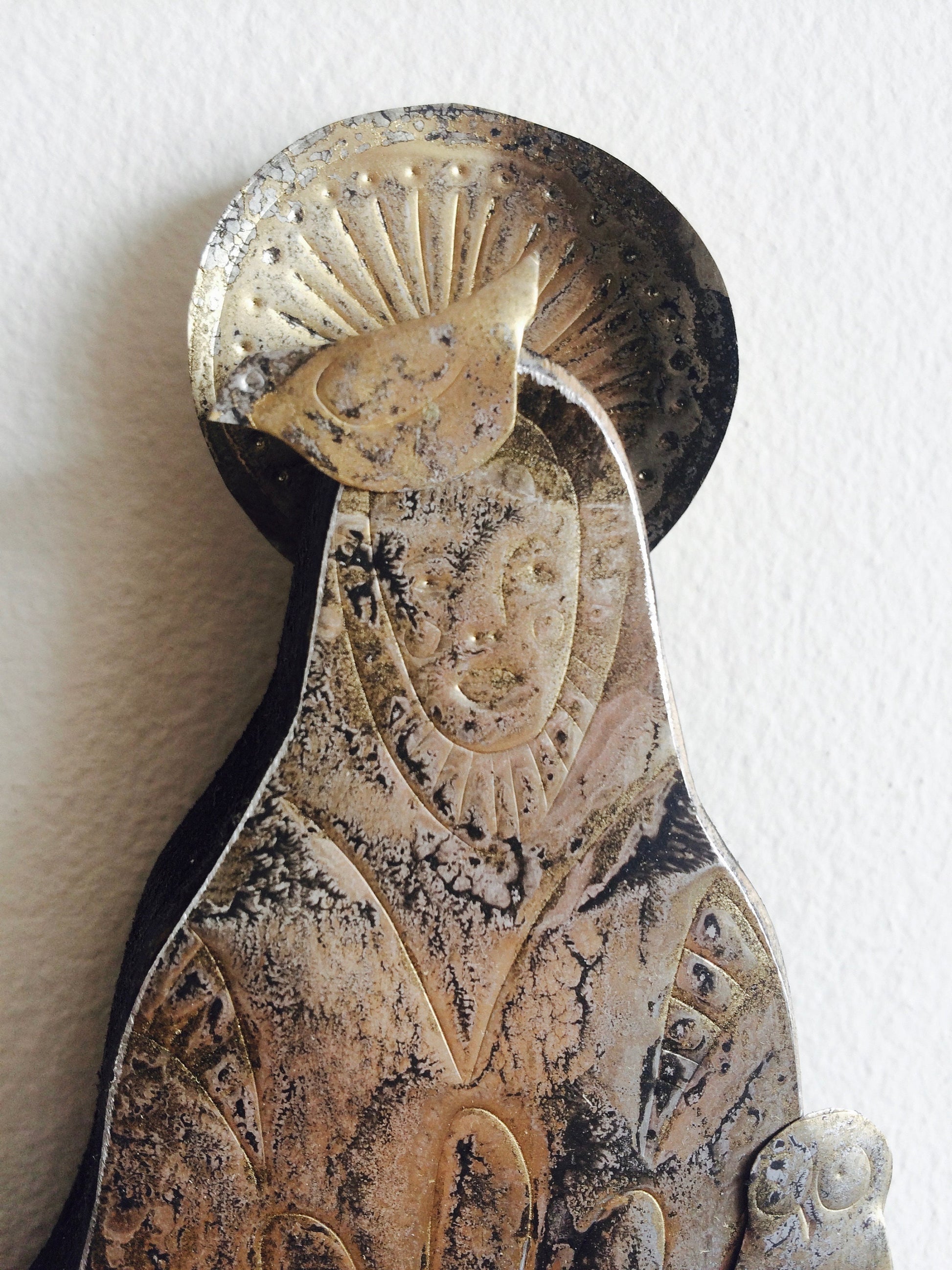 Etched Bird Icon – Reclaimed Timber & Recycled Aluminum Wall Art
