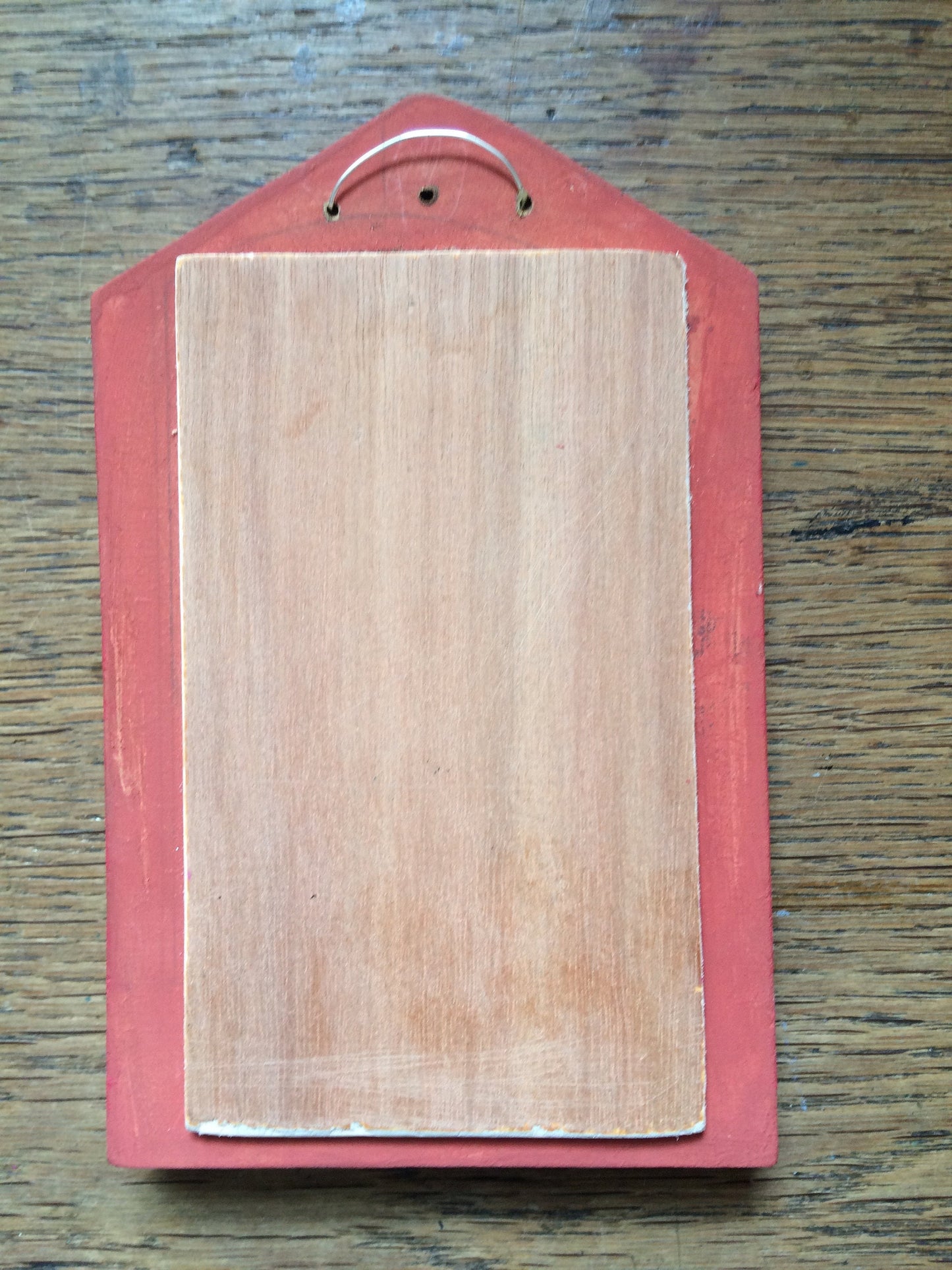Hand-Painted Strongman Wood Art – Circus Reclaimed Wood Decor