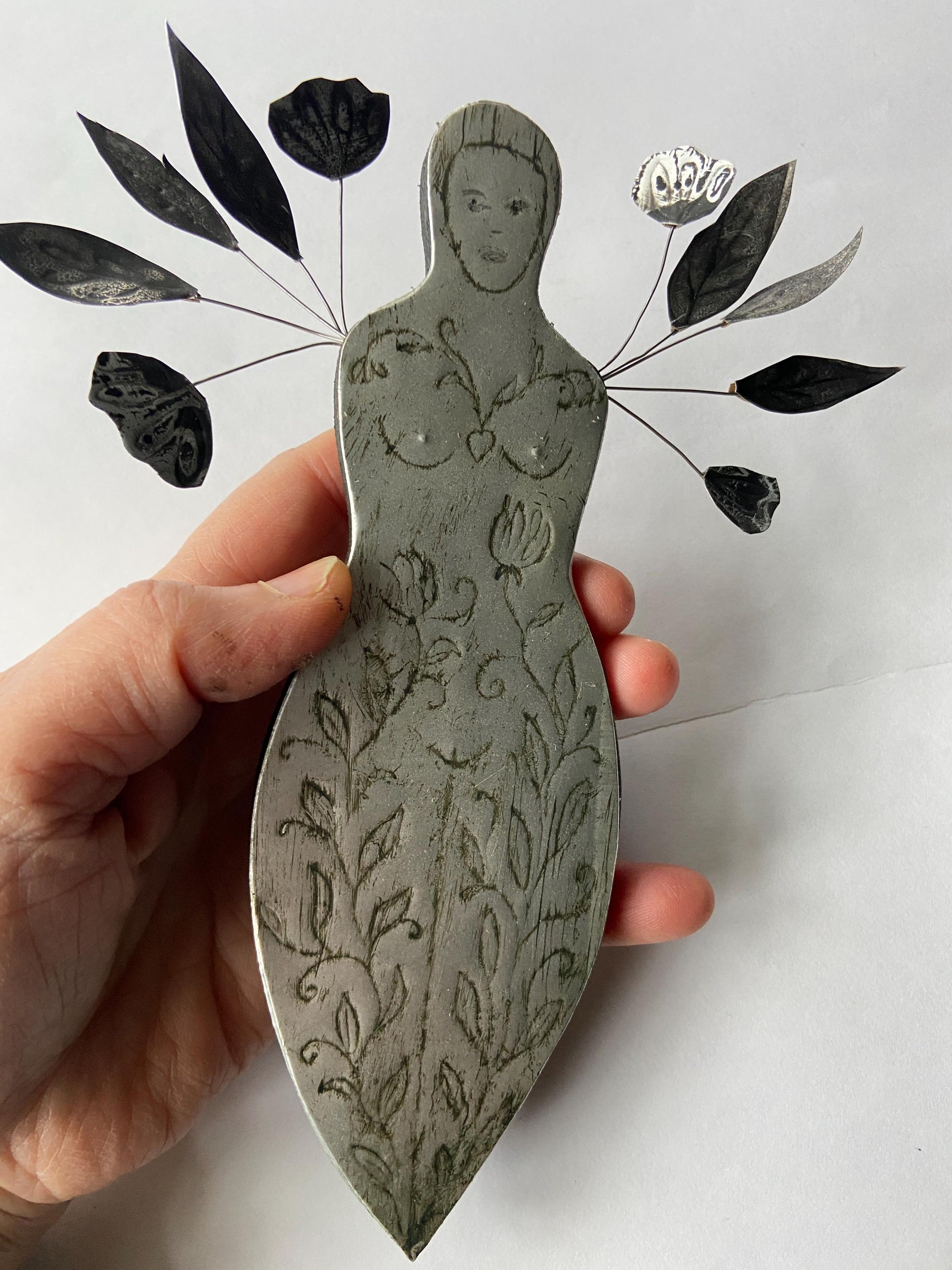 Woman Growing Wings