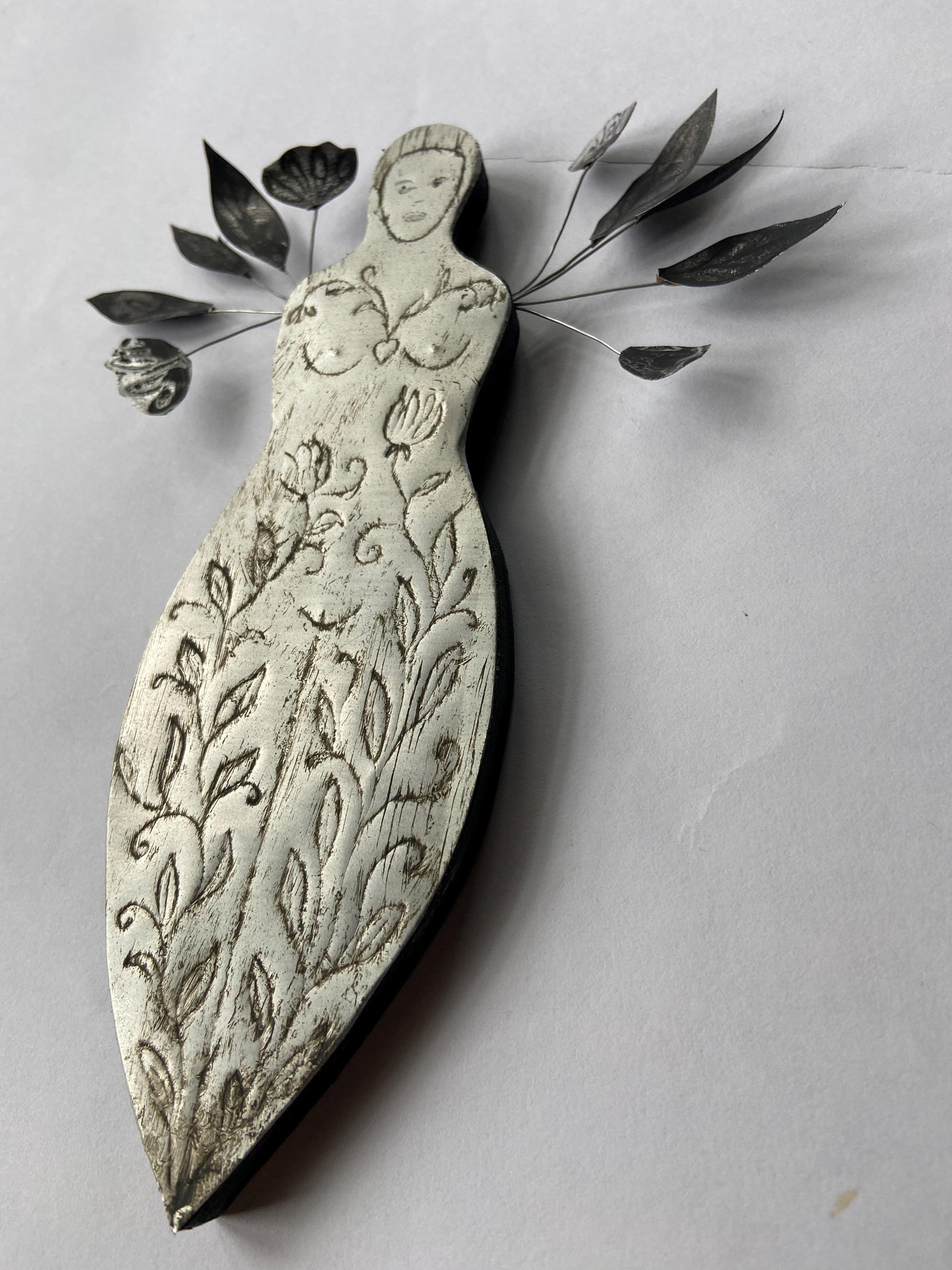 Woman Growing Wings