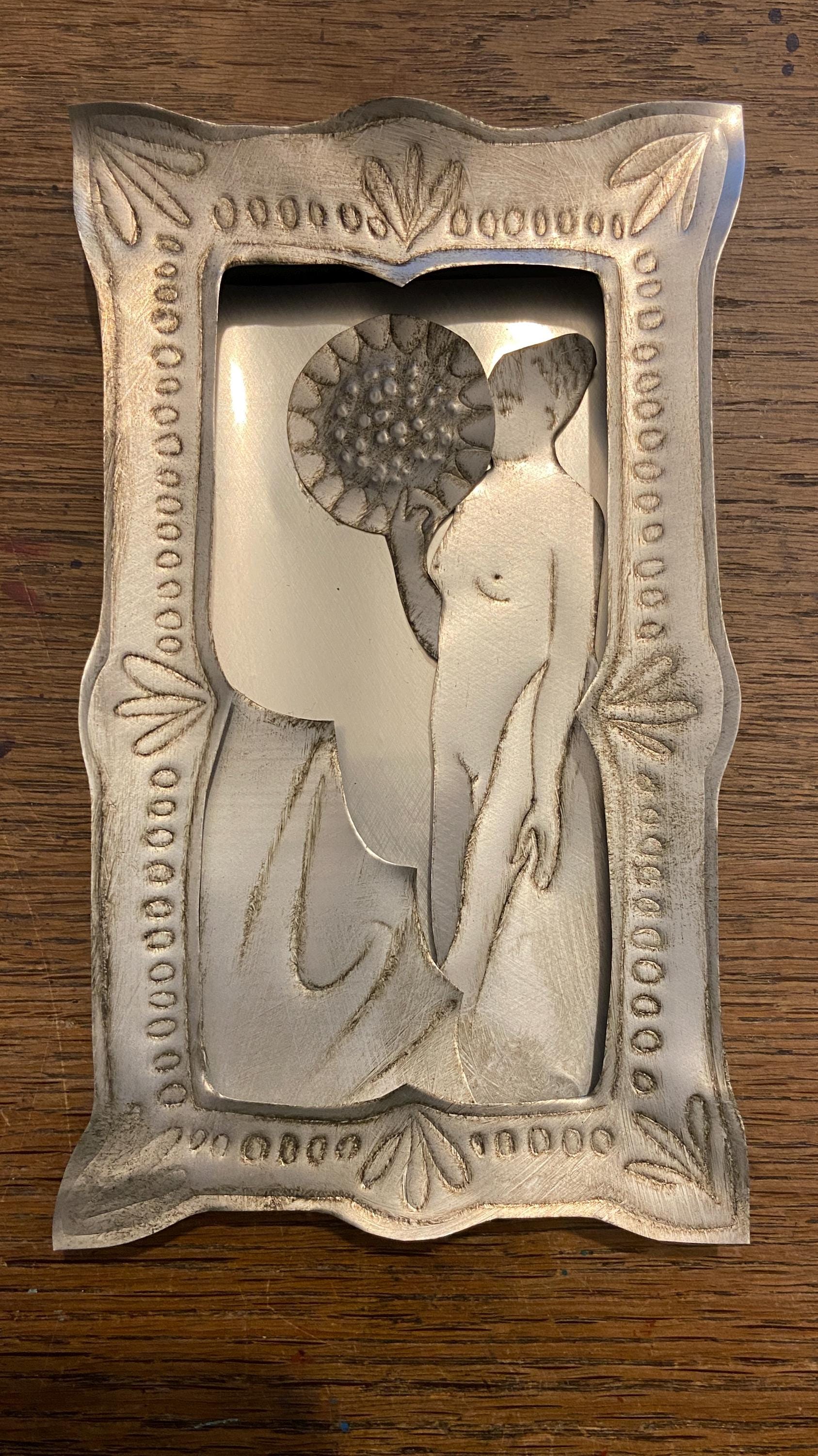 Handmade Saint Esme Altar Box, Recycled Materials