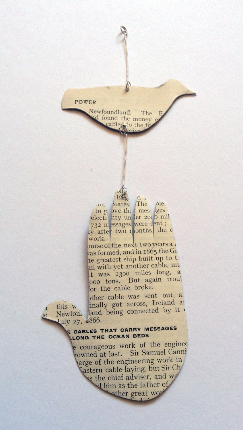 Recycled Aluminum Bird and Hand Lucky Charm – Intentions & Plans