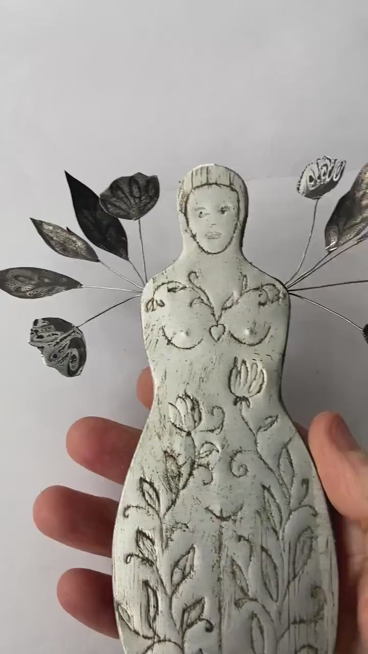 Woman Growing Wings